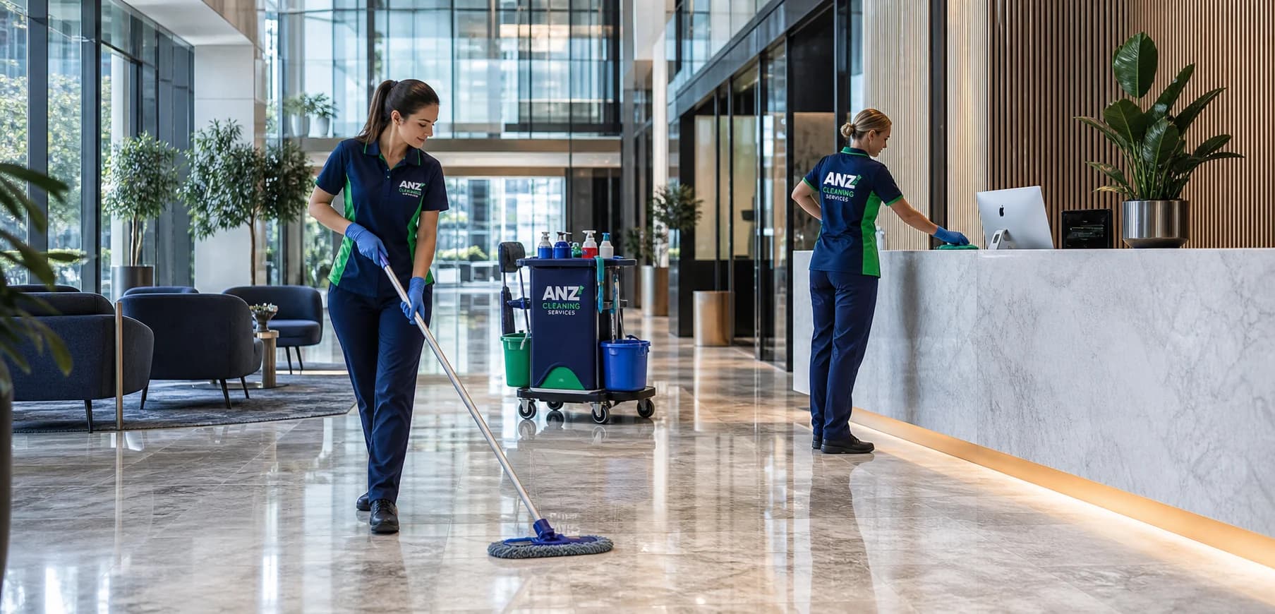 Office Cleaning — ANZ Cleaning Services Commercial Cleaning Sydney team