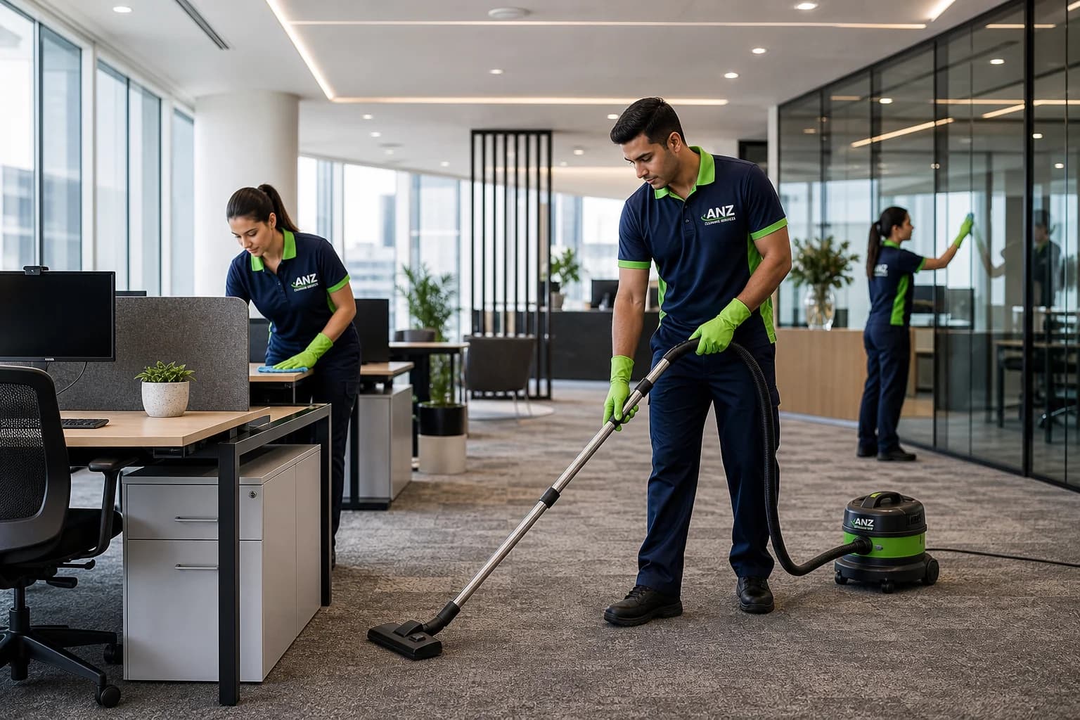 Office cleaning Sydney — ANZ Cleaning Services CBD and suburban office daily cleaning contracts
