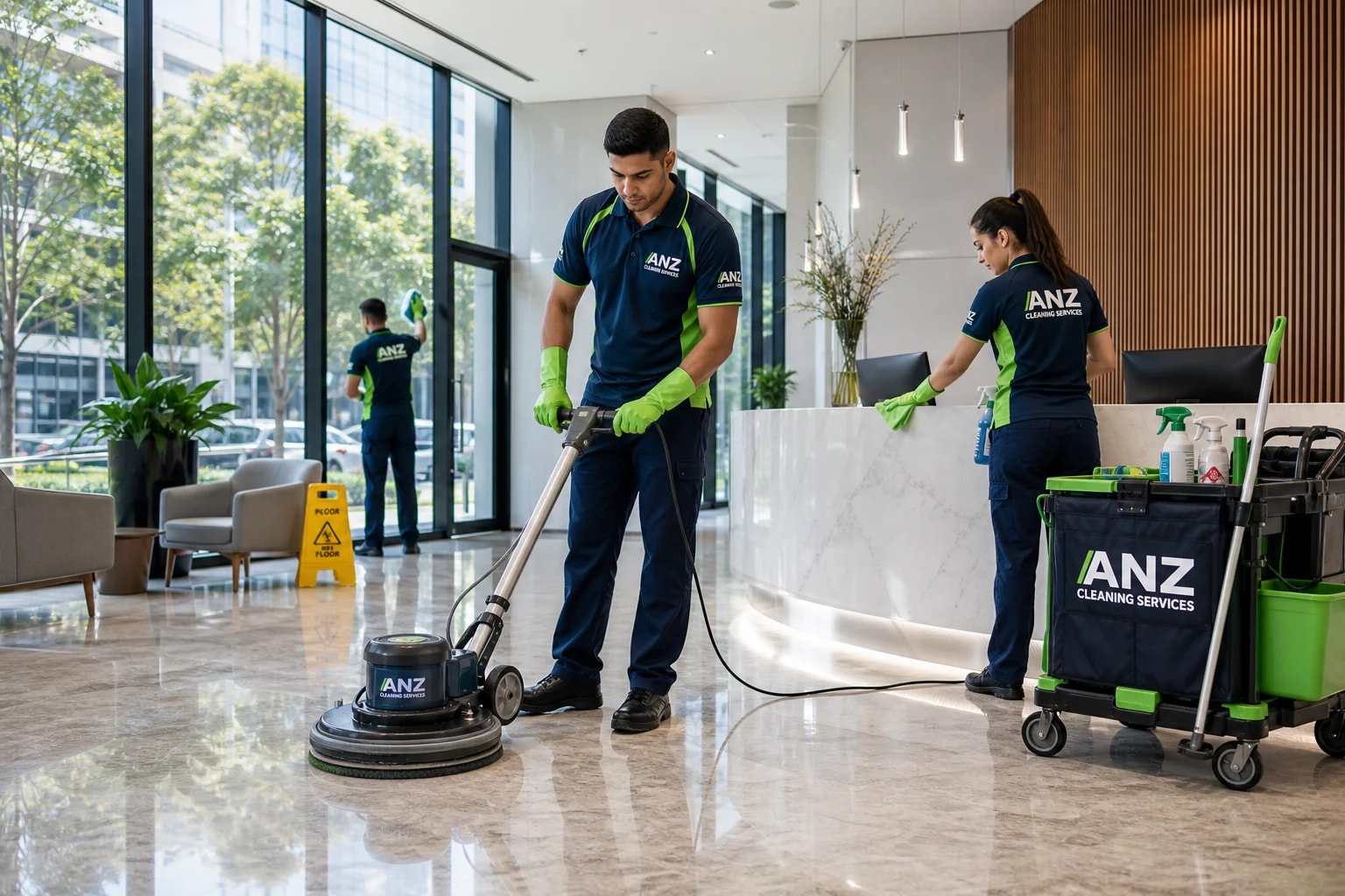 Commercial Cleaning Sydney — Transparent Pricing — ANZ Cleaning Services commercial cleaning team Sydney