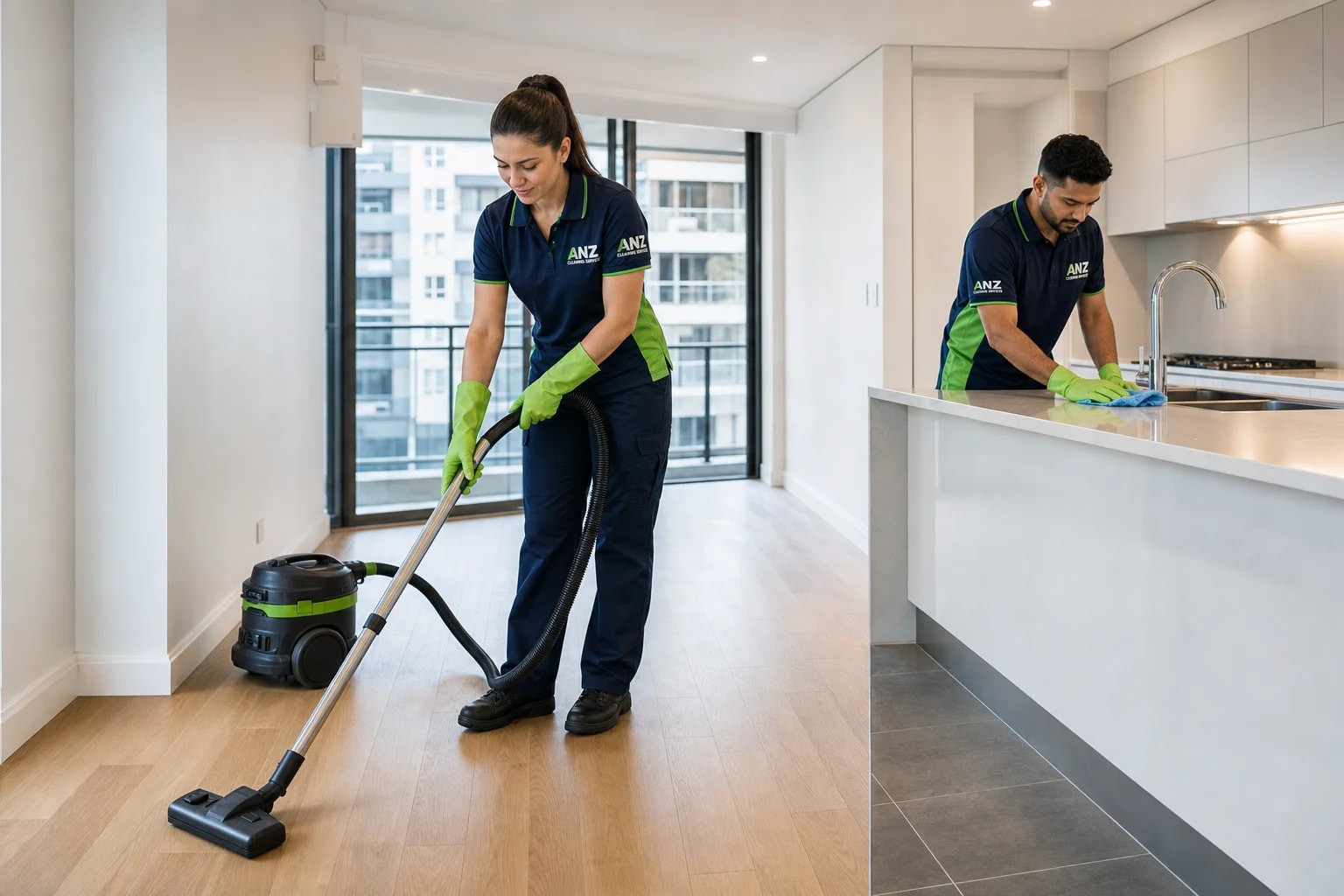 End of Lease Cleaning — Commercial Cleaning Sydney — ANZ Cleaning Services commercial cleaning team Sydney