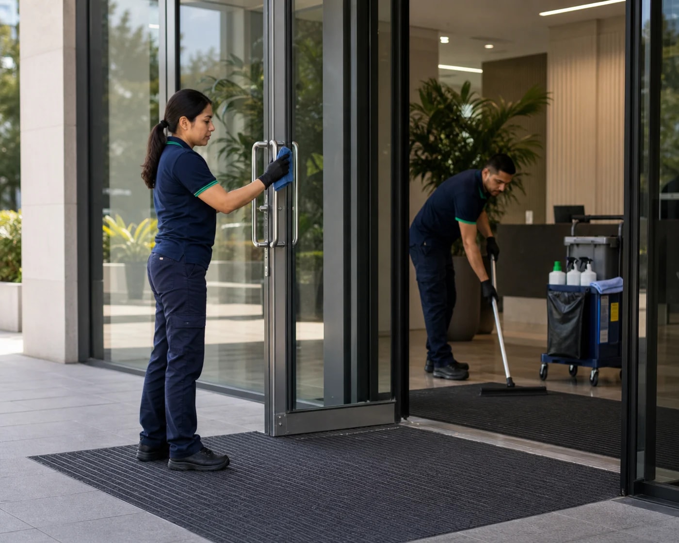Window Cleaning — Commercial Cleaning Sydney — ANZ Cleaning Services commercial cleaning team Sydney